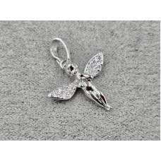 Кулон Xuping 12 мм высота 22 мм родий