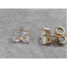 Гвоздики Xuping 5*7 мм колір золото 18к