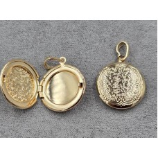 Кулон ладанка Xuping 20 мм цвет золото 18к