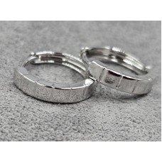 Серьги Xuping 3 мм высота 15 мм родий
