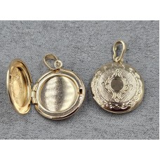 Кулон ладанка Xuping 20 мм цвет золото 18к