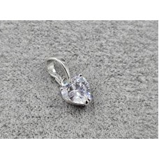 Кулон Xuping 6 мм высота 14 мм родий