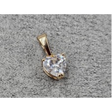 Кулон Xuping 6 мм высота 14 мм цвет золото 18к