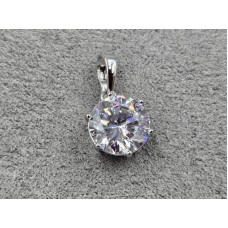 Кулон Xuping 10 мм высота 20 мм родий