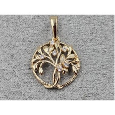 Кулон Xuping 16 мм высота 25 мм цвет золото 18к