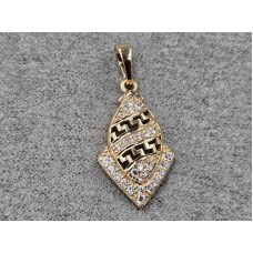 Кулон Xuping 13 мм высота 29 мм цвет золото 18к