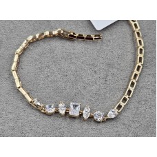 Браслет Xuping 7 мм довжина 17+2 см колір золото 18к