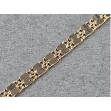 Браслет Xuping 7 мм довжина 20 см колір золото 18к