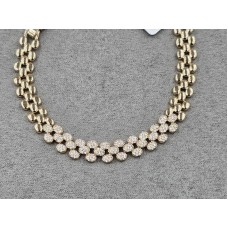 Браслет Xuping 9 мм довжина 17+2 см колір золото 18к