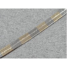 Браслет Xuping 6 мм довжина 18+3 см колір золото+родій