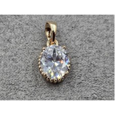 Кулон Xuping 9 мм высота 20 мм цвет золото 18к