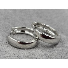 Серьги Xuping 4 мм высота 16 мм родий
