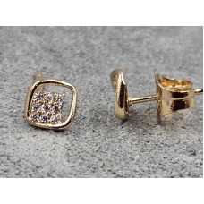 Гвоздики Xuping 5 мм колір золото 18к