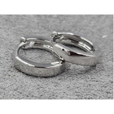 Серьги Xuping 3 мм высота 12 мм родий