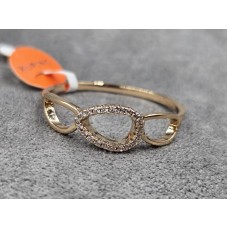 Каблучка Xuping 7 мм (21 розмір)  колір золото 18к