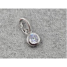 Кулон Xuping 5 мм висота 13 мм родій