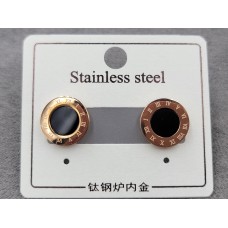 Гвоздики 12 мм нержавеющая сталь розовое золото