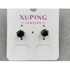 Гвоздики Xuping 7 мм черные