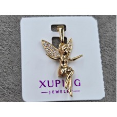 Кулон Xuping 15 мм высота 28 мм цвет 18к
