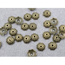 Обіймачі 8 мм 145 шт бронза  металічні