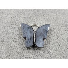 Підвіска метелик 13*14 мм в металі стального кольору