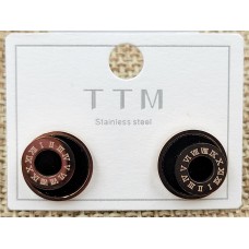 Гвоздики ТТМ Xuping 12 мм розовое золото