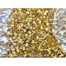 Стоперы трубочки 1,5 мм 10 гр цвет лимонное золото